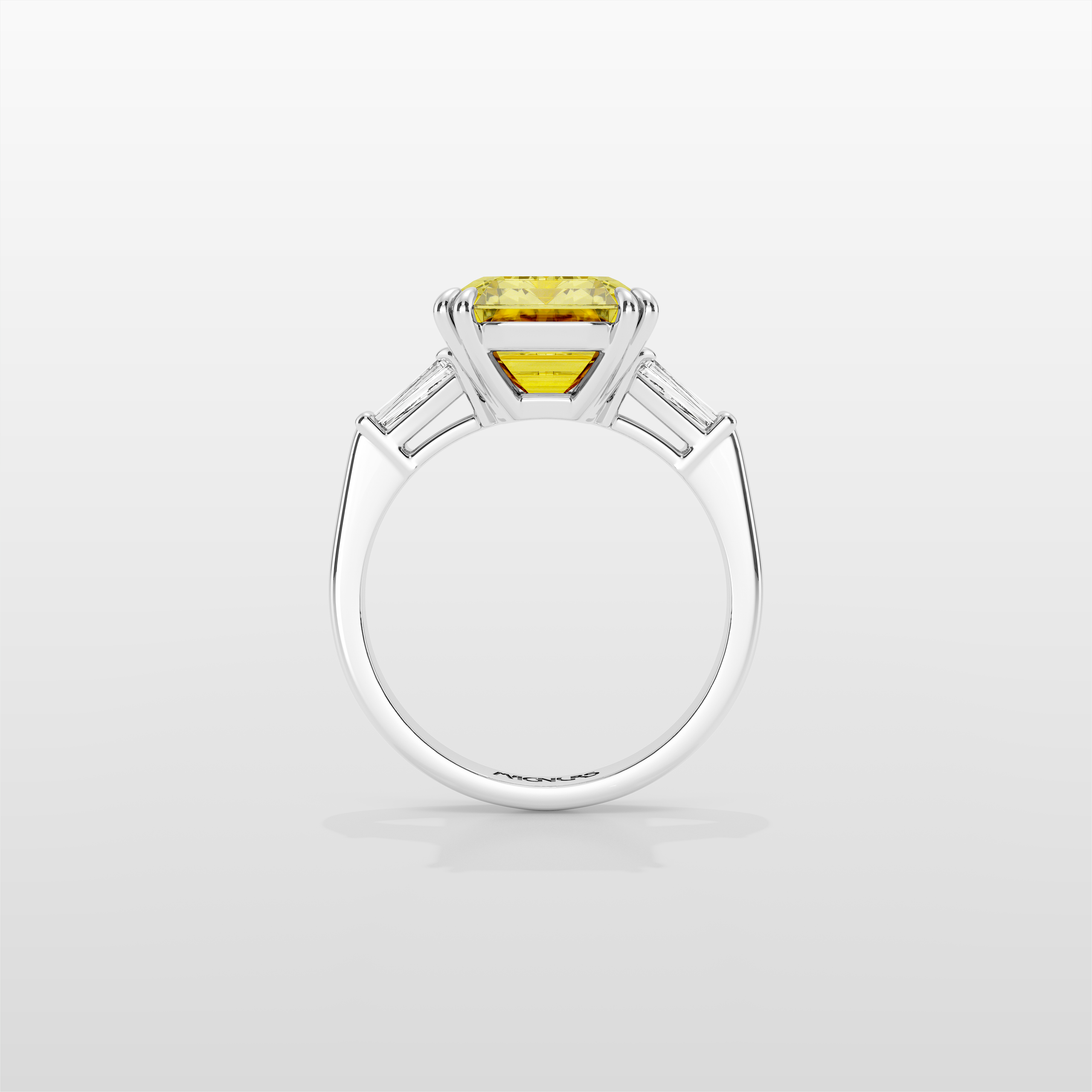 Magnurs Yellow Lucienne Ring - White Gold