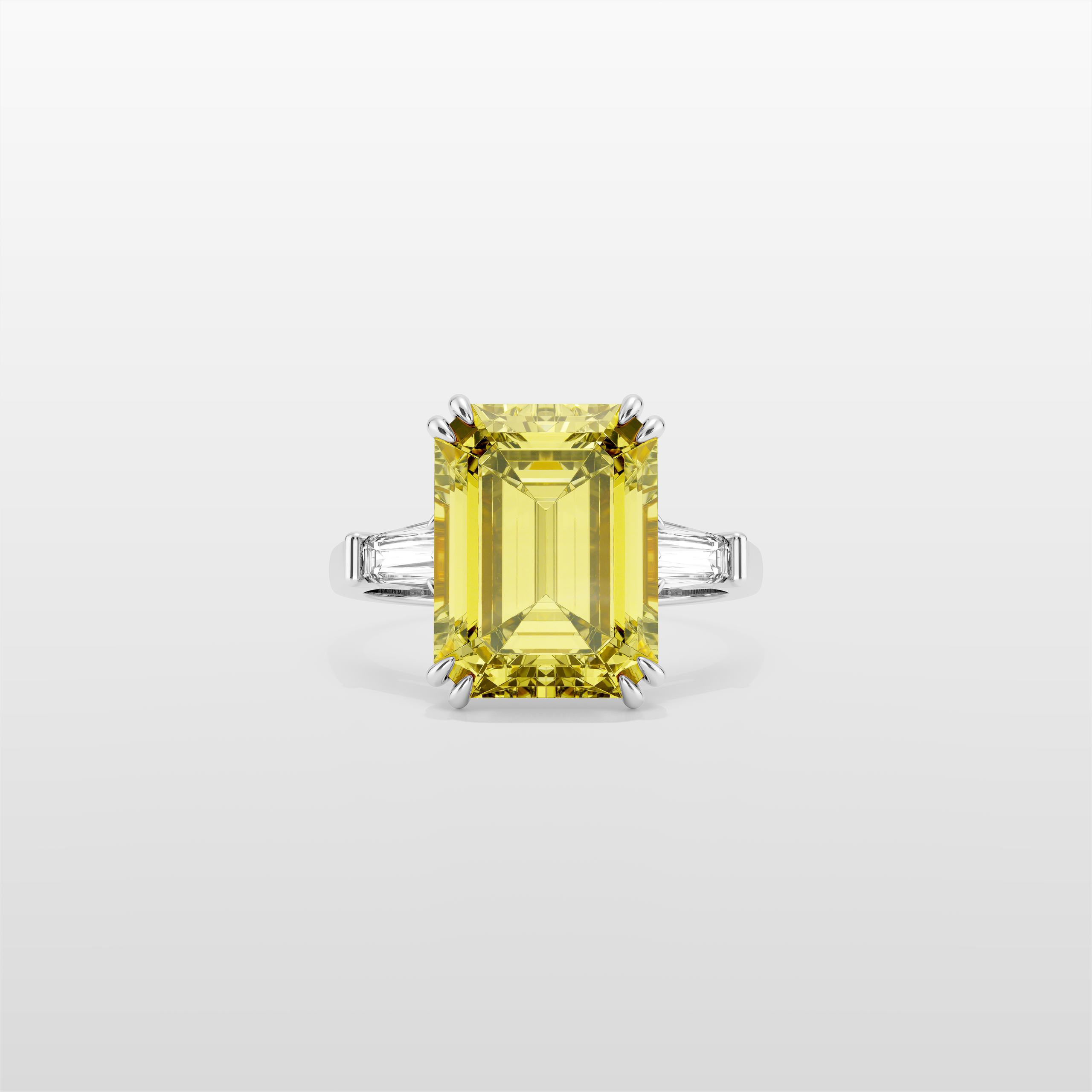 Magnurs Yellow Lucienne Ring - White Gold