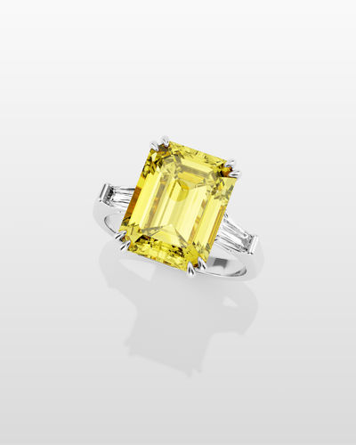 Magnurs Yellow Lucienne Ring - White Gold