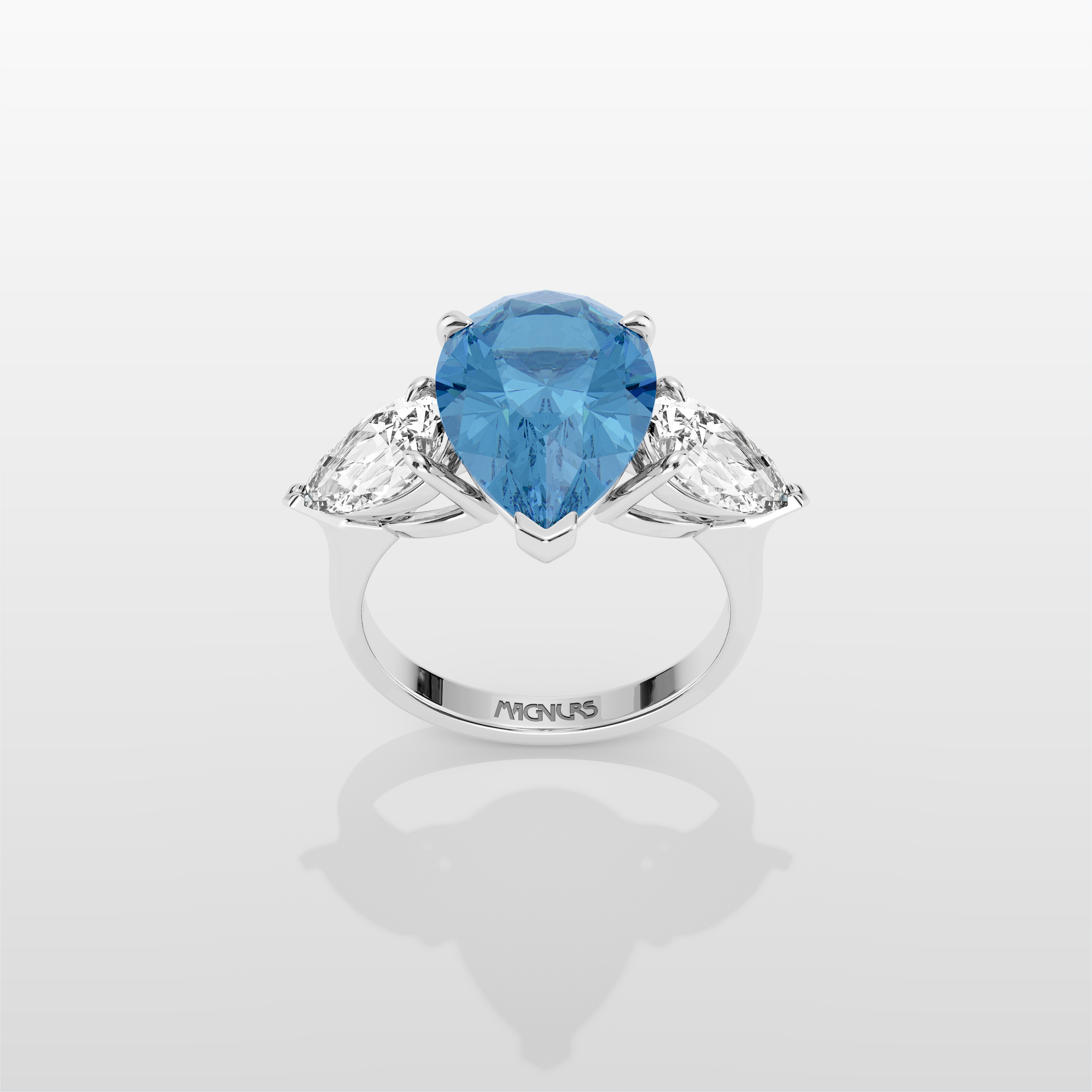 Magnurs Aqua Nova Ring - White Gold