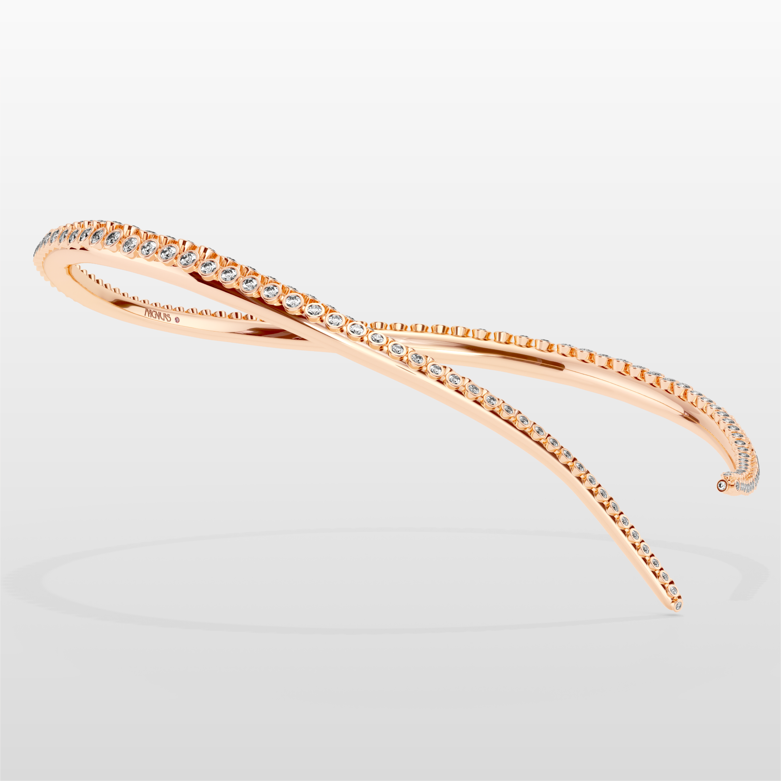 Grand Octopus Necklace - Rose Gold