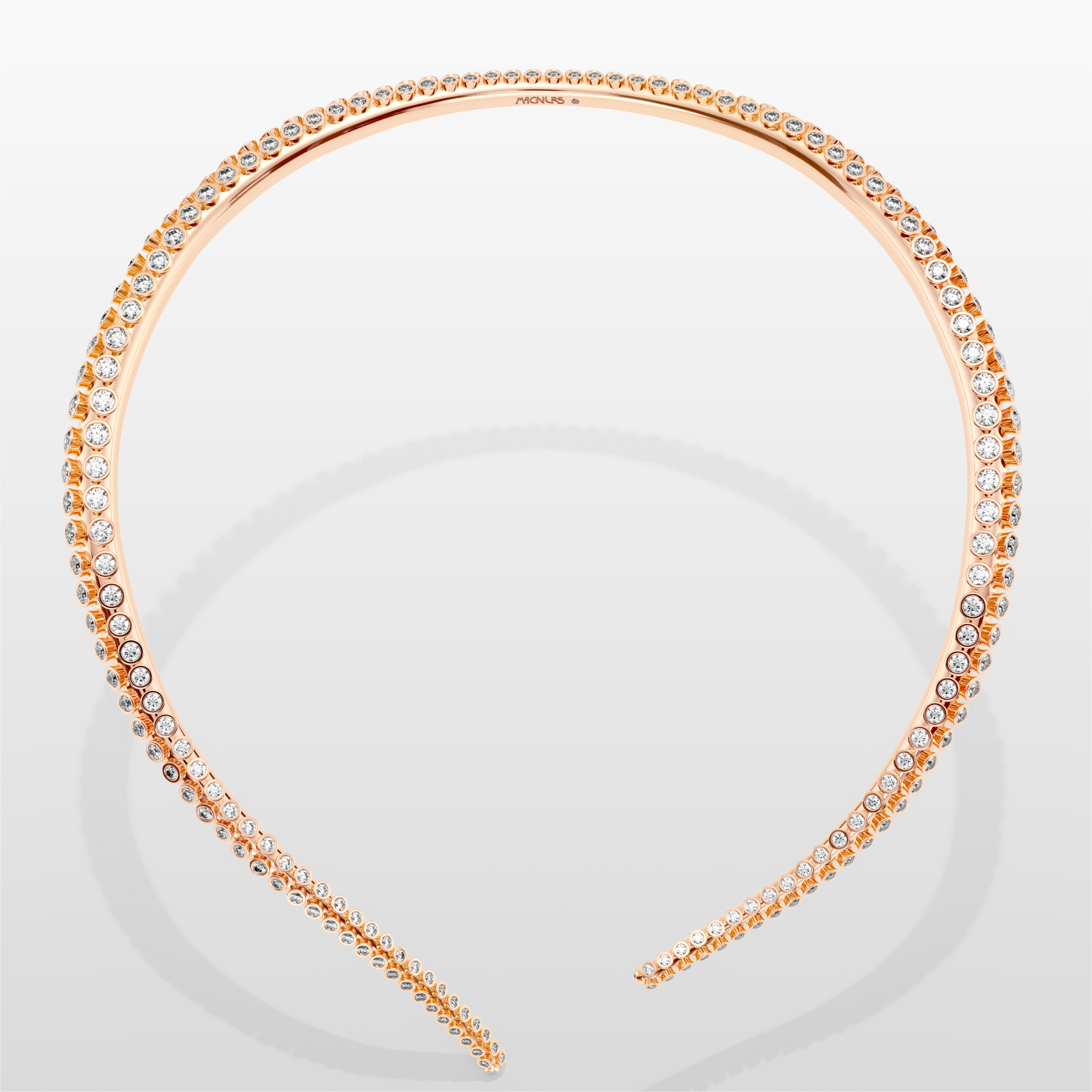 Grand Octopus Necklace - Rose Gold