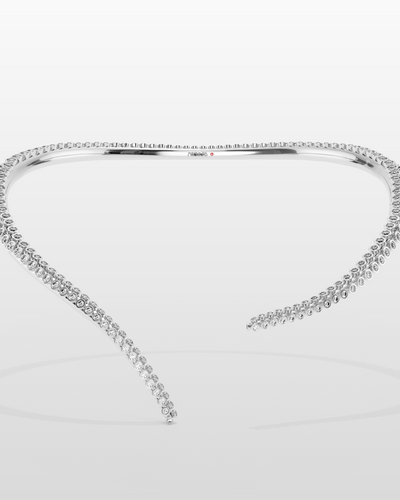 Grand Octopus Necklace - White Gold
