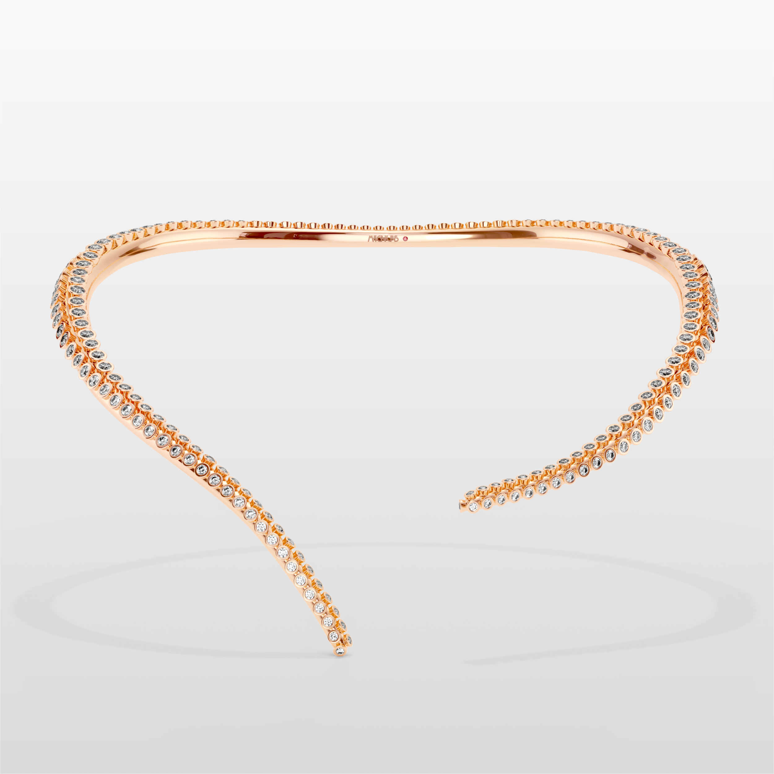 Grand Octopus Necklace - Rose Gold