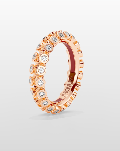 Octopus Eternity Ring, Small Model - Rose Gold