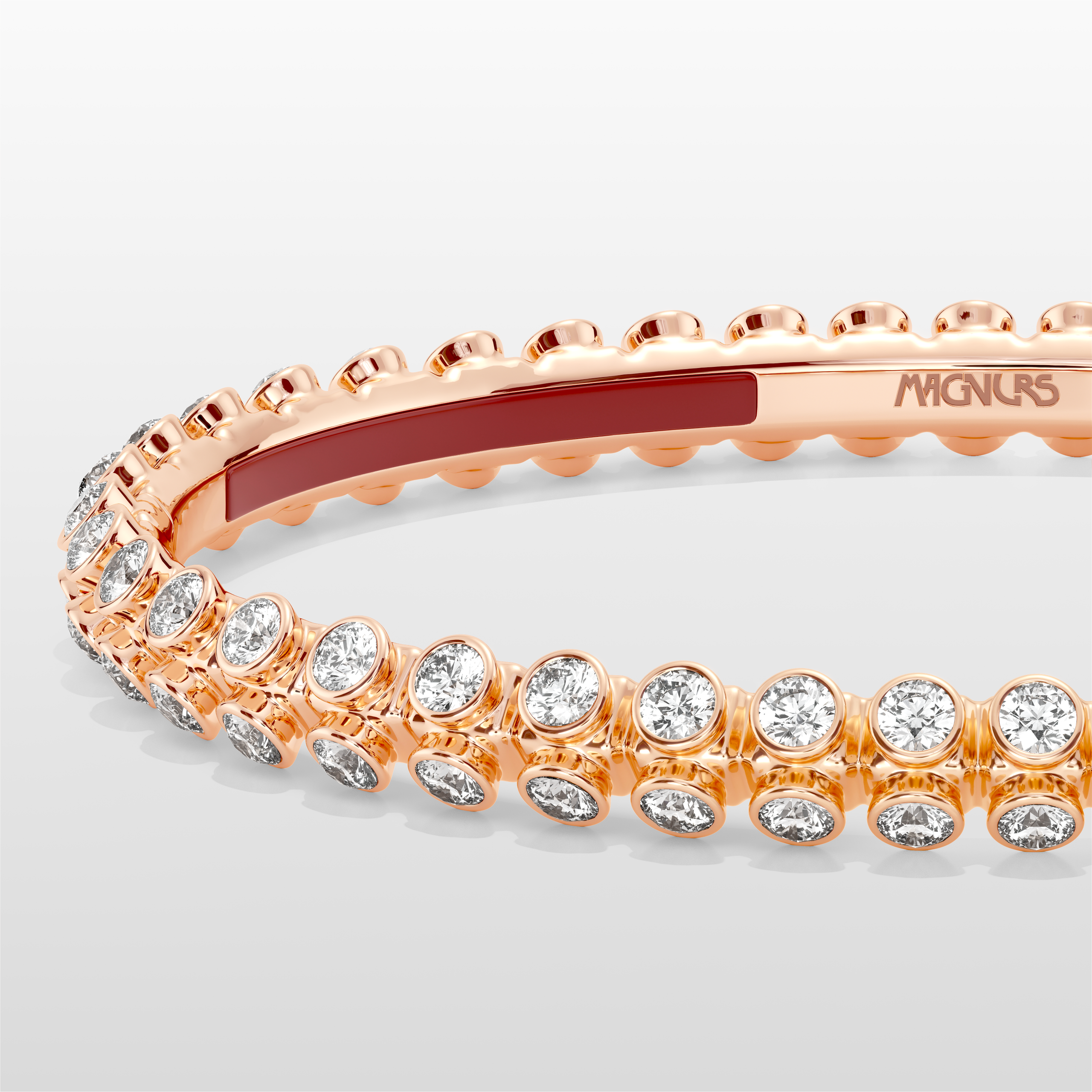 Octopus Eternity Bracelet, Medium Model - Rose Gold