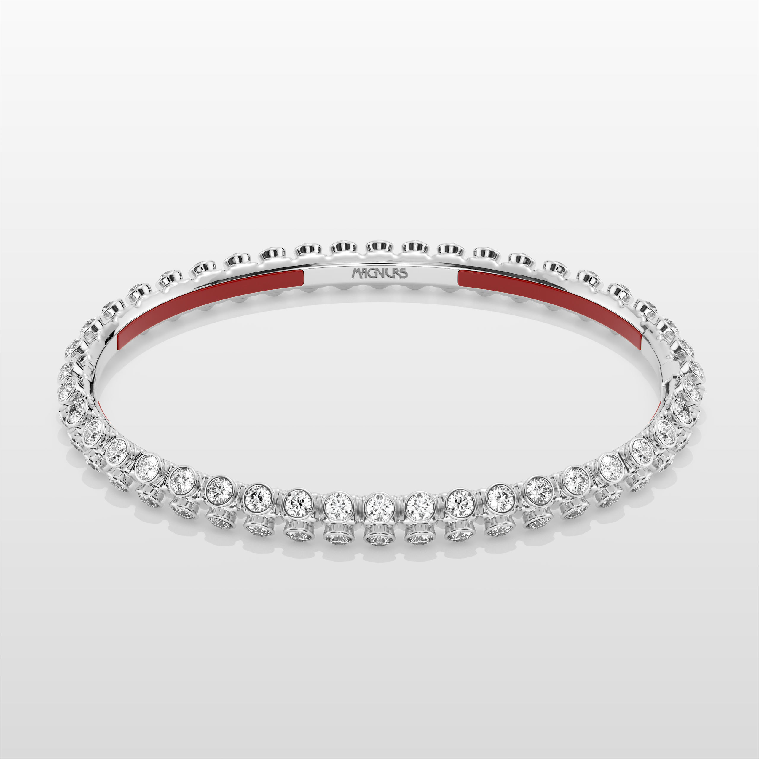 Octopus Eternity Bracelet, Medium Model - White Gold