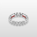 Octopus Eternity Ring, Small Model - White Gold