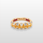 Octopus Half Eternity Ring, Medium Model - Yellow Gold