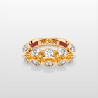 Octopus Half Eternity Ring, Large Model - Yellow Gold